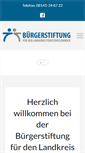 Mobile Screenshot of buergerstiftung-lkr-ffb.de